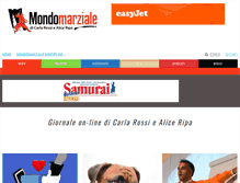 Tablet Screenshot of mondomarziale.org